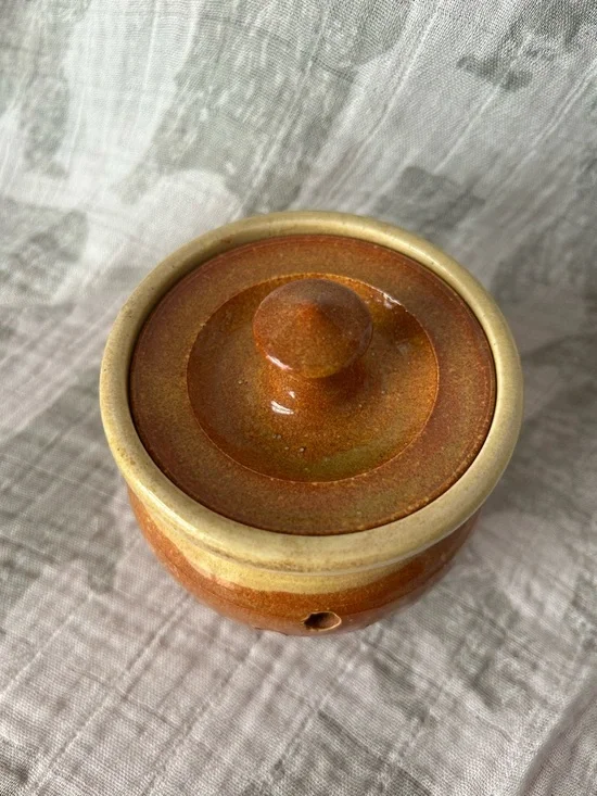 Pottery Garlic Keeper - Picture 2 of 3